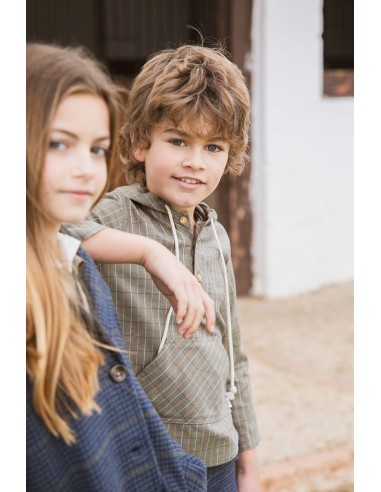 CAMISA CAPUCHA CUADROS