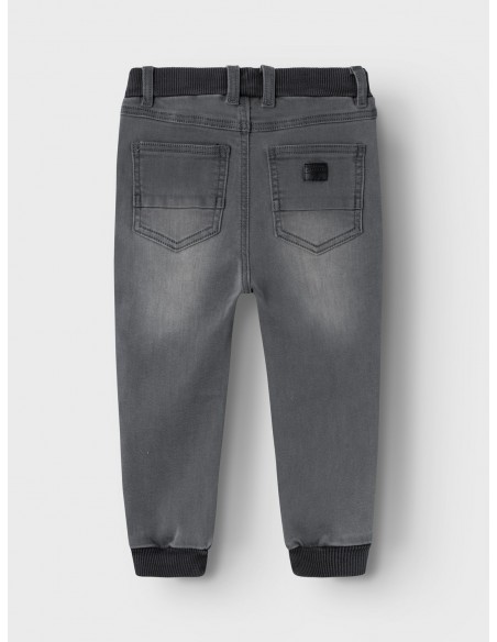 PANTALON GRIS CON PUÑO SIN BOTON