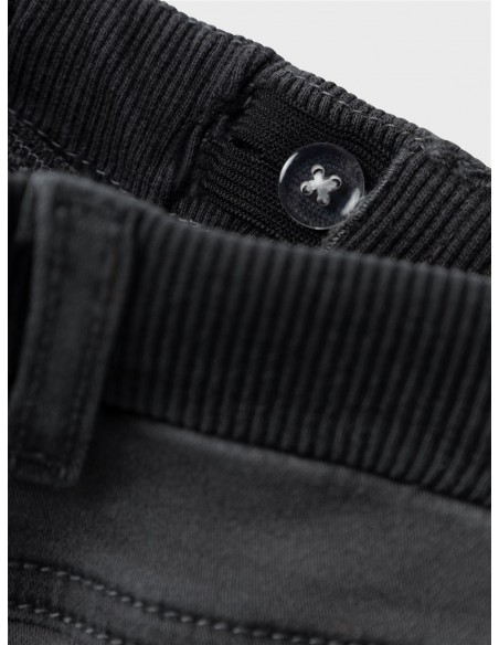PANTALON GRIS CON PUÑO SIN BOTON