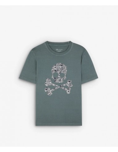 CAMISETA MANGA CORTA VERDE CON LOGO