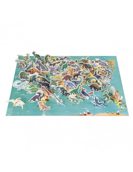 PUZZLE EDUCATIVO LOS DINOSAURIOS