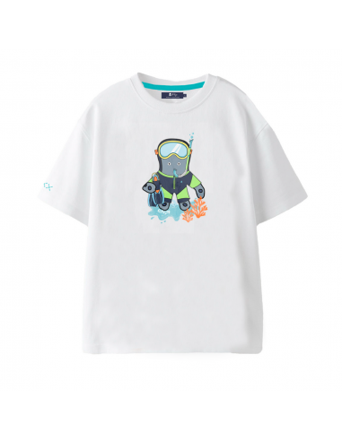 CAMISETA OVERSIZE SNORKEL BLANCO
