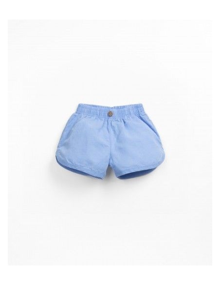 SHORT LINO AZUL