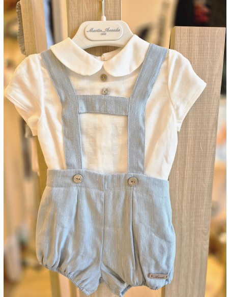 CONJUNTO CAPRI AZUL EMPOLVADO