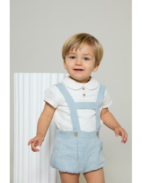 CONJUNTO CAPRI AZUL EMPOLVADO