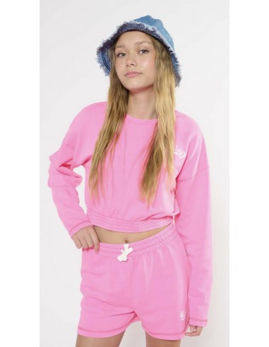 SUDADERA ROSA FLUOR