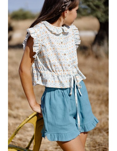 PANTALON CORTO AGUAMARINA