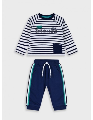 CONJ. CAMISETA+JOGGER MARINO 