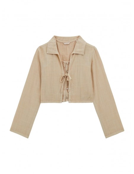 CONJ. TOP DE TIRAS+CHAQUETA