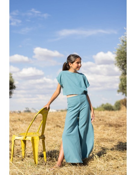PANTALON LARGO ABERTURA