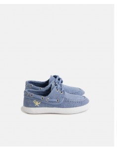 ZAPATILLAS LONA  AZUL