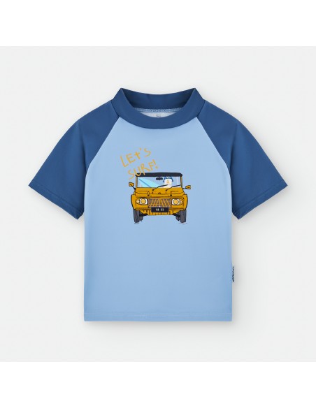 CAMISETA BAÑO PINGUINO AZUL