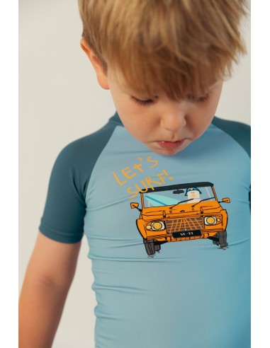 CAMISETA BAÑO PINGUINO AZUL
