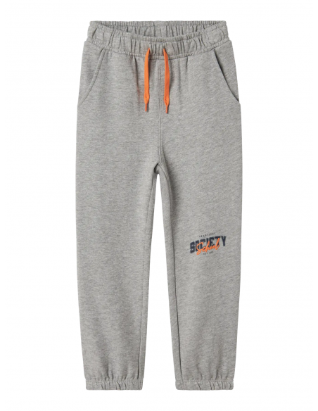 JOGGER GRIS SCHOLL NARANJA/MARINO