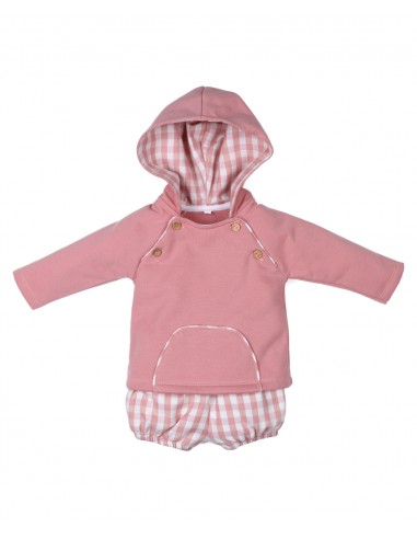 CONJ. CUADROS ROSA EMPOLVADO