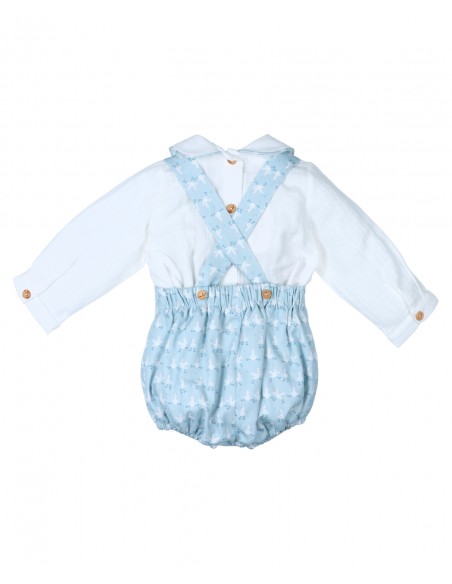 RANITA  CON TIRANTES+BLUSA PATOS