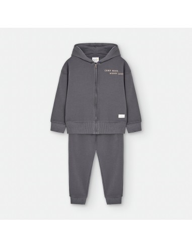 CONJ. ALGODON GRIS CREMALLERA