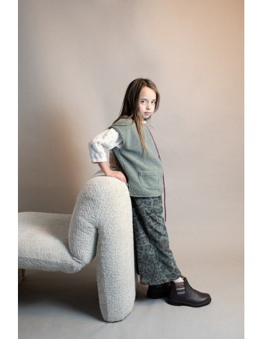 CHALECO BORREGUILLO VERDE